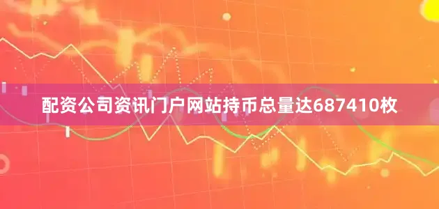 配资公司资讯门户网站持币总量达687410枚